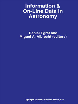 cover image of Information & On-Line Data in Astronomy